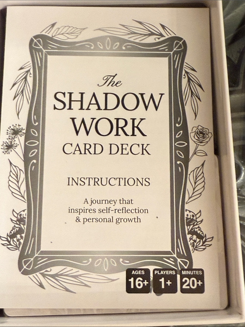 The Shadow Work Card Deck Guided Reflection Cards for Personal Growth - Picture 10 of 10